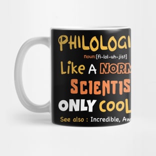 Philology definition design / philology student, funny philology / philology graduate Mug